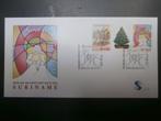 rep suriname fdc keerdrukken e 275 BP, Postzegels en Munten, Postzegels | Suriname, Verzenden, Gestempeld