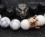Speciale armband-set Queen Lion Koningin Leeuw " king queen, Nieuw, Ophalen of Verzenden, A, Elastiek
