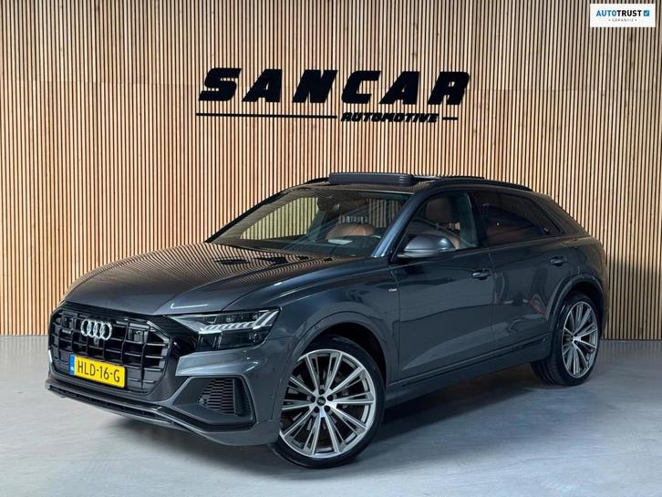 Audi Q8 Audi Q8 55 TFSI quattro Pro S-line PANO|LUCHTVERING|, Auto's, Audi, Bedrijf, Te koop, Q8, 360° camera, 4x4, ABS, Achteruitrijcamera