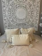 Oosterse Marokkaanse beige kussens, Ophalen, Gebruikt, Beige, Vierkant