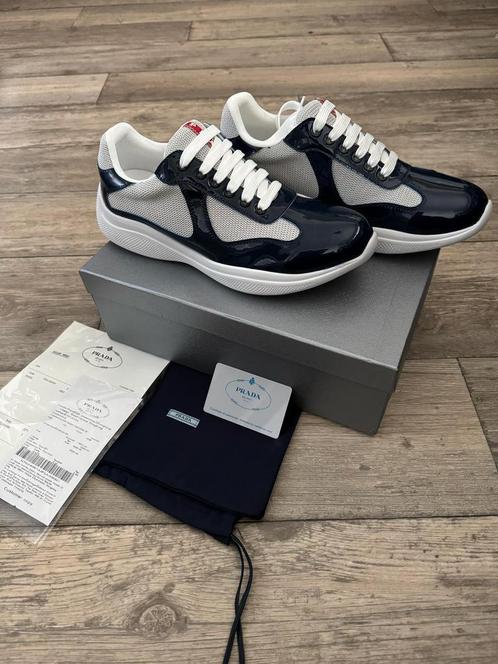 Prada America’s Cup Sneakers, Kleding | Heren, Schoenen, Nieuw, Sneakers of Gympen, Blauw, Ophalen of Verzenden