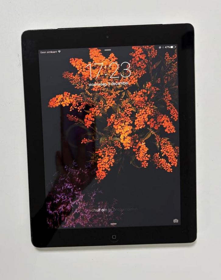 iPad 16GB – Model A1430 (gen 3)+ Verstelbare Hoes, Computers en Software, Apple iPads, Gebruikt, Apple iPad, Wi-Fi en Mobiel internet