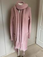 Emma rosé vest + sjaal, maat M, Ophalen of Verzenden, Zo goed als nieuw, Maat 38/40 (M), Roze