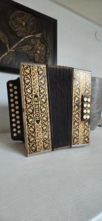 Accordeon hohner (goudbrand), Muziek en Instrumenten, Ophalen of Verzenden, Zo goed als nieuw
