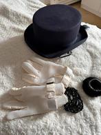 Dressuur hoed blauw, Dieren en Toebehoren, Paardrijkleding, Ophalen of Verzenden, Zo goed als nieuw, Dressuur