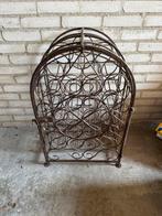 Metalen Wijnrek met Deur - Vintage Stijl, Ophalen, Gebruikt, 15 tot 25 flessen, Metaal