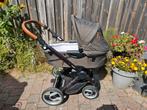 Mutsy Evo Kinderwagen Olijfgroen + Reiswieg, Kinderen en Baby's, Kinderwagens en Combinaties, Gebruikt, Mutsy, Verstelbare duwstang