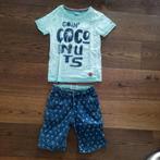 Mooie korte broek met shirt van Mitch maat 110/116, Kinderen en Baby's, Kinderkleding | Maat 110, Jongen, Mitch, Ophalen of Verzenden