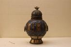 Oude marokkaanse pot met deksel 48150