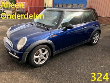 Onderdelen Mini Cooper 1600 Benzine 2004 Blauw  beschikbaar voor biedingen