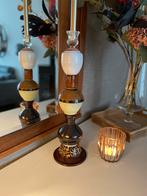 Unieke vintage upcycle kandelaar - Eyecatcher!, Huis en Inrichting, Woonaccessoires | Kandelaars en Kaarsen, Ophalen of Verzenden