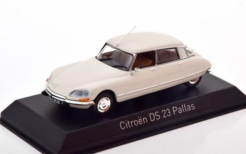 Citroen DS 23 Pallas 1973 Beige Schaal 1:43 Norev 158069, Hobby en Vrije tijd, Modelauto's | 1:43, Nieuw, Auto, Norev, Ophalen of Verzenden