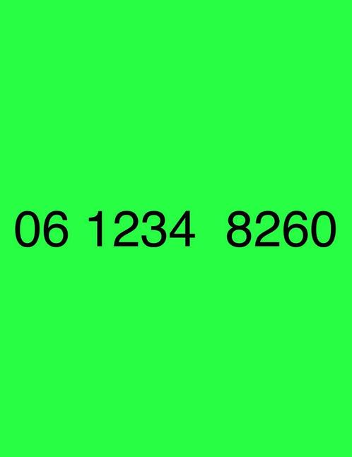 Makkelijke Telefoonnummer - 06 1234 82 60, Telecommunicatie, Prepaidkaarten en Simkaarten, Nieuw, KPN, Ophalen of Verzenden