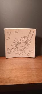 Schaal voor opdienen van kreeft, unica, Gebruikt, Keramiek, Ophalen of Verzenden, Schaal of Schalen