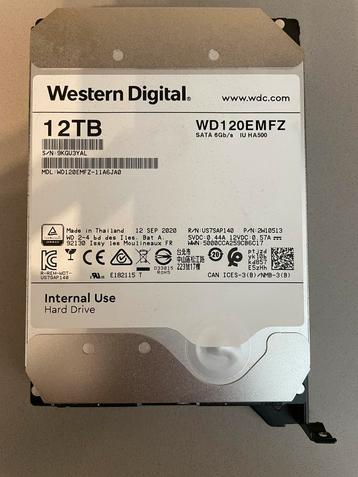 10 x WD120EMFZ-11A6JA0 12TB harde schijven te koop beschikbaar voor biedingen