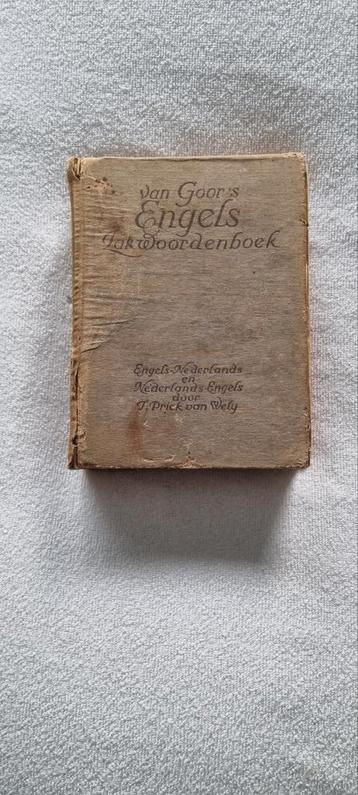 Van Goors zakwoordenboek F.Prick 1943 beschikbaar voor biedingen