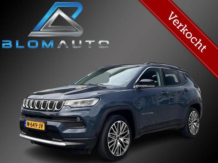 Jeep Compass 4xe Plug-in Hybrid Electric Limited PANO 1E EIG, Auto's, Jeep, Bedrijf, Te koop, Compass, 4x4, ABS, Achteruitrijcamera