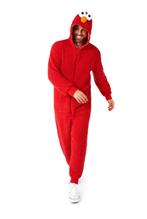 Elmo Onesie - Perfect voor Carnaval!, Carnaval, Overige maten, Ophalen of Verzenden, Zo goed als nieuw