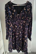 Fabienne Chapot jurk met luipaardprint | Maat 42, Zwart, Maat 42/44 (L), Ophalen of Verzenden, Zo goed als nieuw