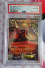 Pokemon Camerupt EX Holo XY Primal Clash 2015 PSA 8, Ophalen of Verzenden, Nieuw, Losse kaart