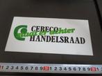 sticker CEBECO Handelsraad staat er achter, Ophalen, Zo goed als nieuw
