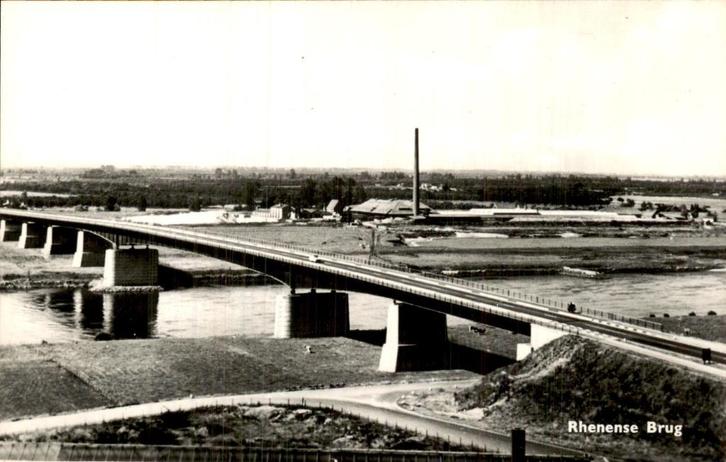 Rhenense brug, Verzamelen, Ansichtkaarten | Nederland, Gelopen, Utrecht, Voor 1920, Ophalen of Verzenden