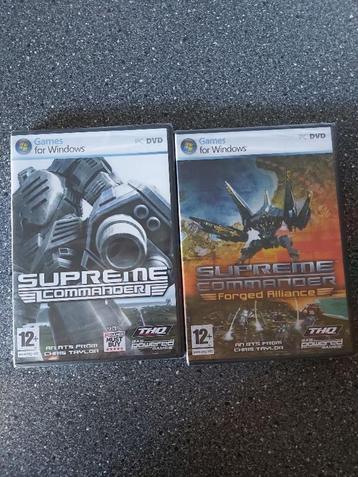  SUPREME COMMANDER + S.C. FORGED ALLIANCE (DVD-ROM) (SEALED beschikbaar voor biedingen