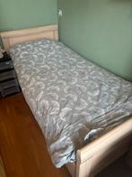 Electrisch verstelbaar seniorenbed, Ophalen, Verstelbaar, Eenpersoons, Beige