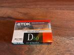 TDK D-60 Cassettebandje - Nieuw!, Cd's en Dvd's, Cassettebandjes, Overige genres, 1 bandje, Ophalen of Verzenden, Nieuw in verpakking