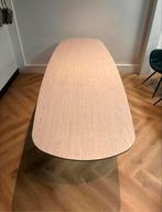 Deens ovaal eettafel - lichteiken, Huis en Inrichting, Tafels | Eettafels, Ophalen, Eikenhout, 200 cm of meer, 50 tot 100 cm