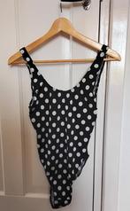 Badpak - zwart met witte stippen - polkadots, Ophalen of Verzenden, Gedragen, Zwart, Badpak