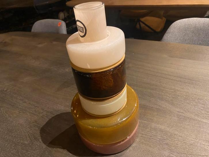 Stijlvolle Vaas golas - 33 cm hoog, Huis en Inrichting, Woonaccessoires | Vazen, Nieuw, Overige kleuren, Glas, Ophalen