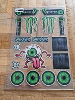 Monster energy stickers.