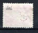 NEDERLAND : 1947 : Perfin &@  S  @& on Y.469., Ophalen of Verzenden, Na 1940, Gestempeld