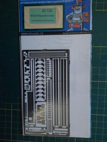 Eduard 35726 PE upgrade KV 8 flamethrower 1/35 beschikbaar voor biedingen