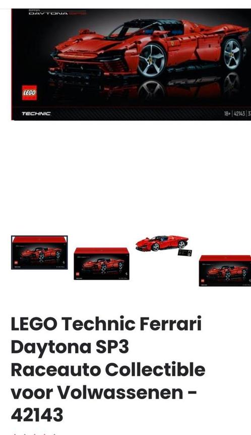 lego technic Ferrari, Kinderen en Baby's, Speelgoed | Duplo en Lego, Zo goed als nieuw, Ophalen of Verzenden
