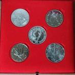 Zilver bullion set 5 x 1 oz Silver Eagle, Maple, Kookaburra, Postzegels en Munten, Edelmetalen en Baren, Ophalen of Verzenden