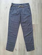Donkerblauwe broek met beige print - Gaastra maat 27, Gaastra, Blauw, Ophalen of Verzenden, Maat 36 (S)