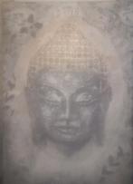 3D Buddha Canvas, Ophalen of Verzenden, Zo goed als nieuw