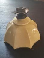 Glazenlampenkap 8-zijdig kleur groen, Ophalen of Verzenden, Zo goed als nieuw, Overige vormen, Minder dan 25 cm
