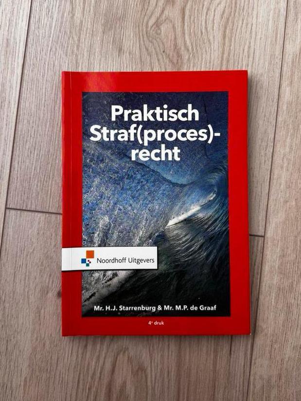H.J. Starrenburg - Praktisch Straf(proces)recht, Boeken, Wetenschap, Zo goed als nieuw, Sociale wetenschap, Ophalen