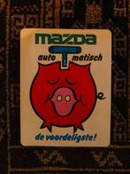 Vintage Mazda automatisch  Sticker - Spaarvarken, Ophalen, Nieuw, Auto's
