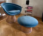 Knoll Platner plus Ottoman, Huis en Inrichting, Fauteuils, Ophalen, 75 tot 100 cm, Knoll, Barcelona, Thonet, Zo goed als nieuw