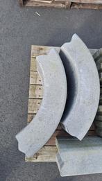 Restpartij Bochtband 13/15X25cm R=2 Grijs uitwendig 8 Stuks, Tuin en Terras, Nieuw, Ophalen of Verzenden, Minder dan 25 cm, Border