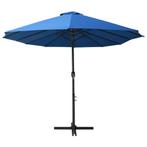 Parasol met aluminium paal 460x270 cm blauw gratis bezorgd, Tuin en Terras, Nieuw, Kantelbaar, Zweefparasol, Ophalen of Verzenden
