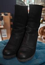 Zwarte half hoge laarsjes van Shabbies maat 38, Kleding | Dames, Schoenen, Ophalen of Verzenden, Zo goed als nieuw