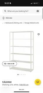 GEZOCHT:  planken kast Fjalkinge Ikea, Huis en Inrichting, Kasten | Stellingkasten, Ophalen of Verzenden, Zo goed als nieuw