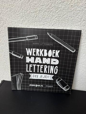 Karin Luttenberg - Werkboek handlettering doe je zo! beschikbaar voor biedingen