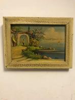 Schilderij 'Mediterraan' tafereel, Ophalen of Verzenden