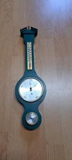 Vintage West-Germany Barometer met Thermometer., Audio, Tv en Foto, Weerstations en Barometers, Ophalen of Verzenden, Zo goed als nieuw